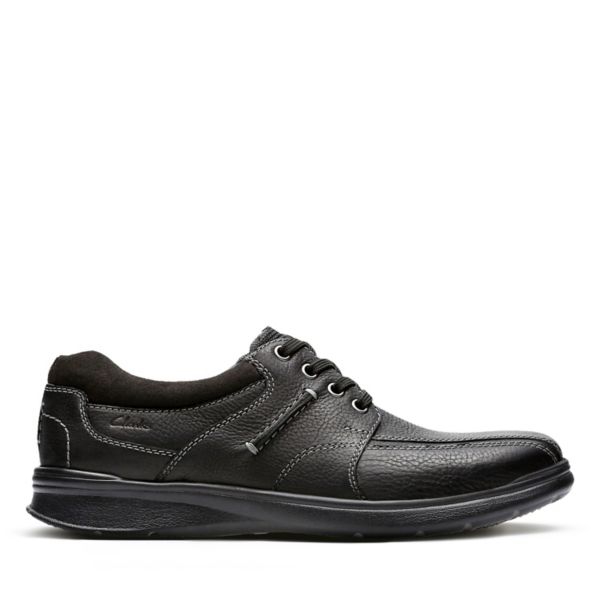 Clarks Mens Cotrell Walk Wide Fit Shoes Black | USA-8456129